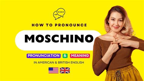 how to pronounce moschino perfume.